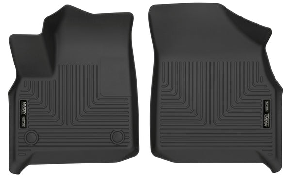 Husky Liners 2018 Buick Enclave WeatherBeater Black Front Floor Liners - Bull Strap