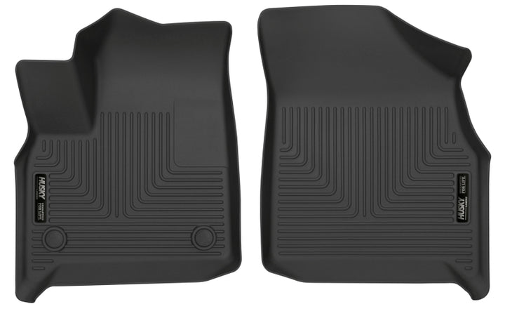 Husky Liners 2018 Buick Enclave WeatherBeater Black Front Floor Liners - Bull Strap