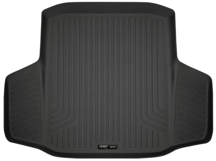 Husky Liners 2018 Honda Accord WeatherBeater Cargo Liner - Black (Sedan Models Only) - Bull Strap