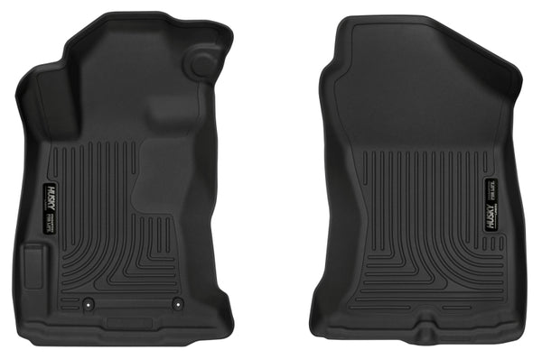 Husky Liners 2018 Subaru Crosstrek Black Front Floor Liners - Bull Strap