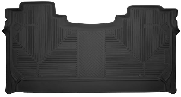 Husky Liners 2019+ Dodge Ram 1500 Crew Cab X-Act Contour Black 2nd Seat Floor Liners - Bull Strap