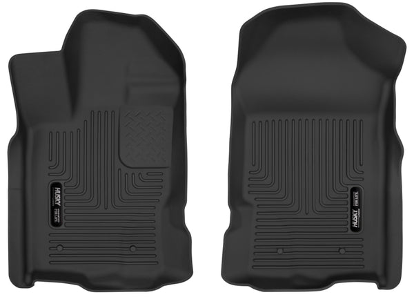 Husky Liners 2019+ Ford Ranger Black Front Floor Liners - Bull Strap