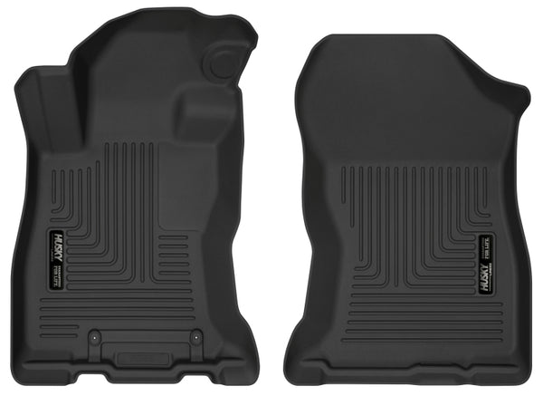 Husky Liners 2019 Subaru Forester Black Front Floor Liners - Bull Strap