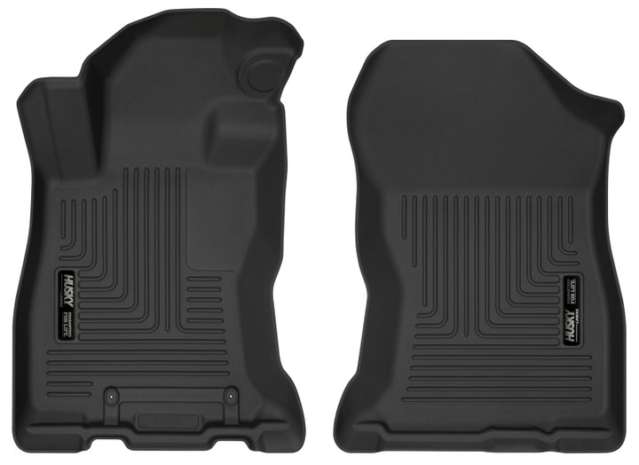 Husky Liners 2019 Subaru Forester Black Front Floor Liners - Bull Strap