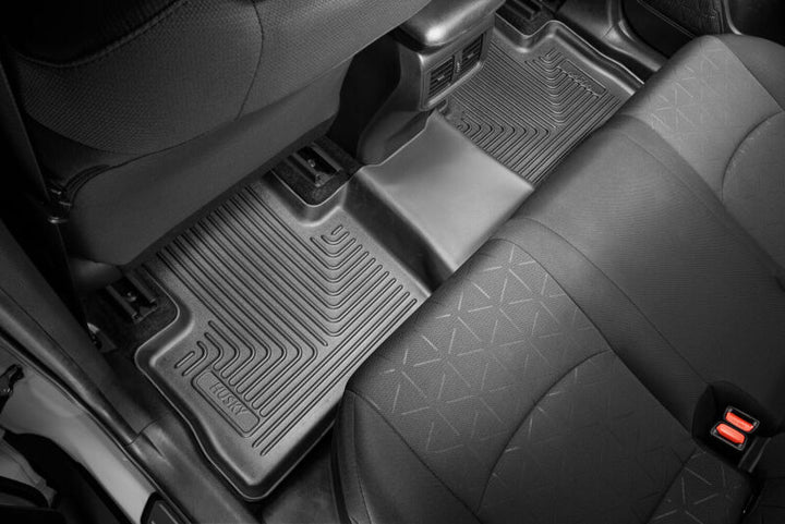 Husky Liners 2019 Toyota Rav 4 X-Act Contour Black Floor Liner (2nd Seat) - Bull Strap