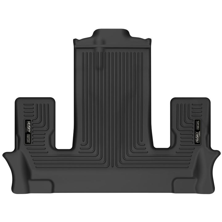Husky Liners 2022 Ford Explorer w/2nd Row Seats & No Cnsl X-Act Contour Floor Liner (3rd Seat) - Blk - Bull Strap