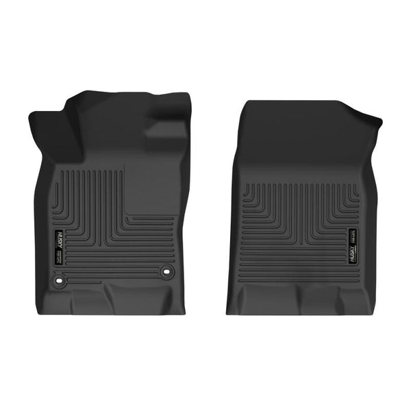 Husky Liners 2022 Honda Civic / 2023 Acura Integra X-act Contour Front Floor Liners (Black) - Bull Strap