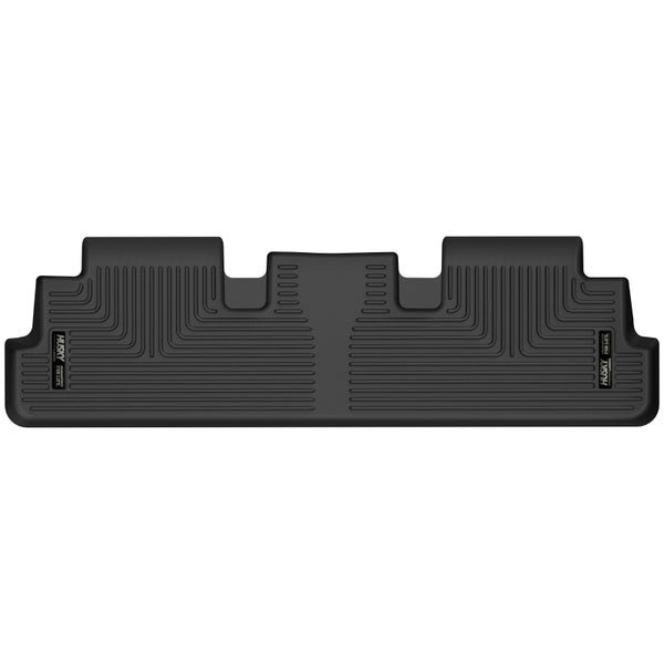 Husky Liners 2022 Nissan Pathfinder / Infiniti QX60 X-Act Contour Floor Liners (2nd Seat) - Black - Bull Strap