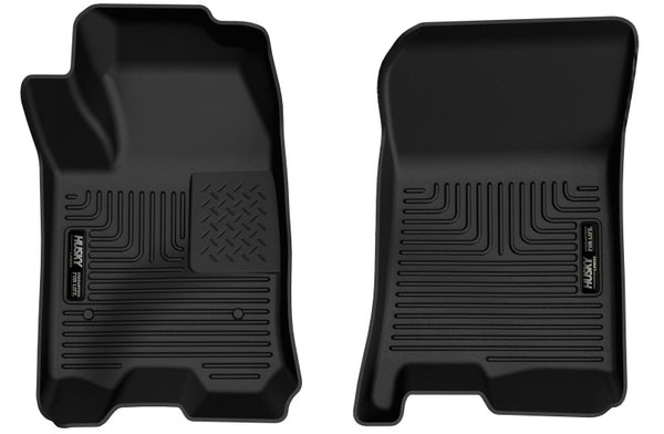 Husky Liners 2023 Chevrolet Colorado /GMC Canyon WeatherBeater Black Floor Liners - Bull Strap