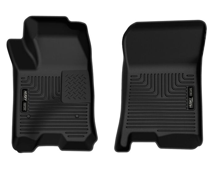 Husky Liners 2023 Chevrolet Colorado /GMC Canyon X-Act Contour Black Floor Liners - Bull Strap