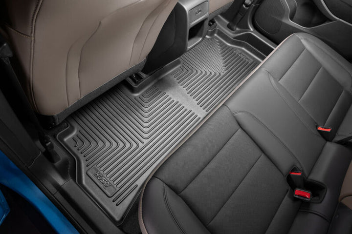 Husky Liners 2024 Chevrolet Trax Weatherbeater Black Front & 2nd Seat Floor Liners - Bull Strap