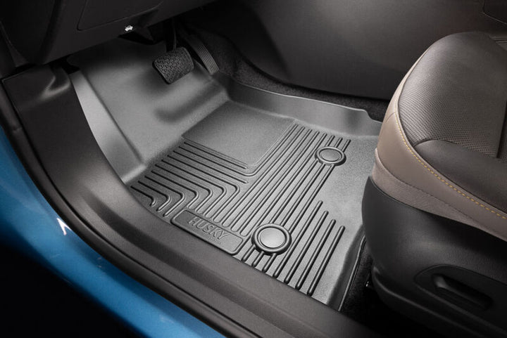 Husky Liners 2024 Chevrolet Trax Weatherbeater Black Front & 2nd Seat Floor Liners - Bull Strap