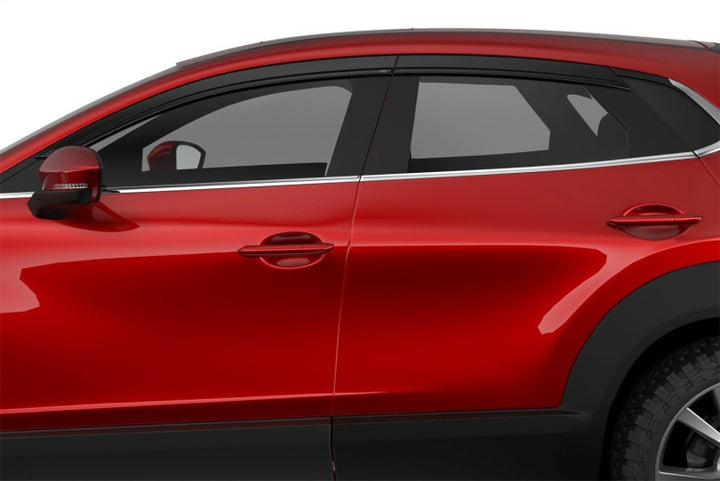 Husky Liners 2024 Subaru Crosstrek Ventvisor Low Pro 4pc - Smoke - Bull Strap
