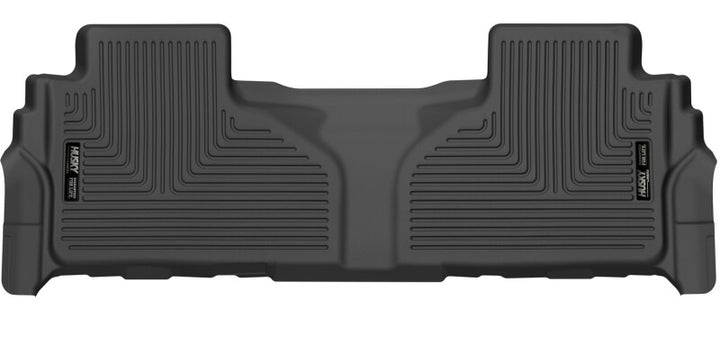 Husky Liners 21-23 Chevrolet Suburban X-Act Contour 2nd Rear Black Floor Liners - Bull Strap