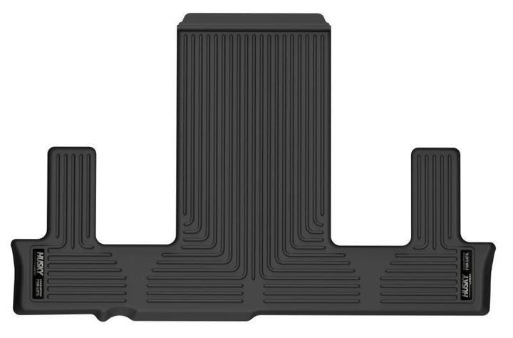 Husky Liners 21-23 Chevrolet Tahoe / GMC Yukon X-act Contour Series 3rd Seat Floor Liners - Black - Bull Strap
