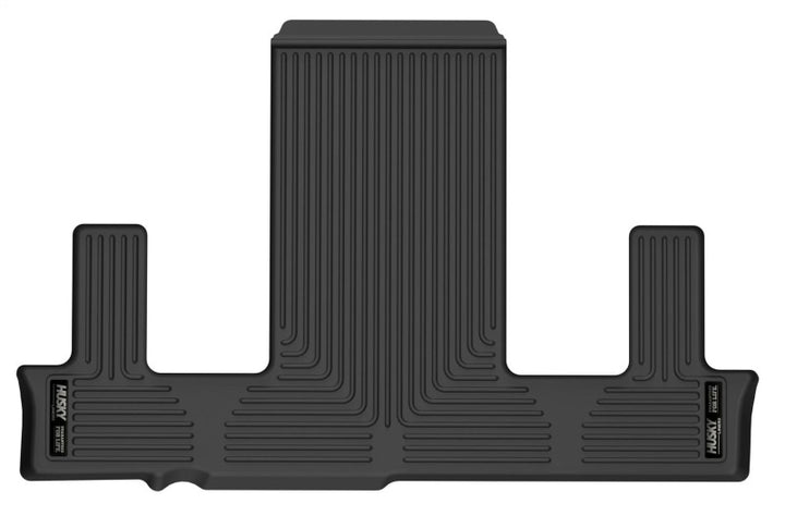 Husky Liners 21-23 Chevrolet Tahoe / GMC Yukon X-act Contour Series 3rd Seat Floor Liners - Black - Bull Strap