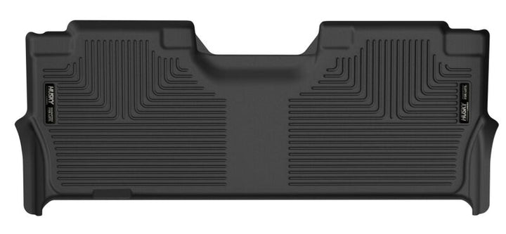 Husky Liners 21-23 Ford F-150 CC SC / 2017 F-250 SD CC X-Act Contour Rear Floor Liners - Black - Bull Strap