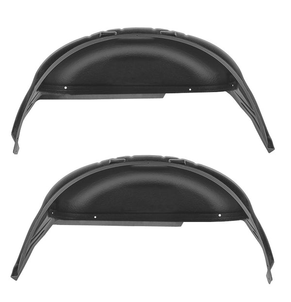 Husky Liners 21-23 Ford F-150 Raptor Black Rear Wheel Well Guards - Bull Strap