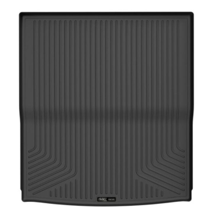 Husky Liners 21-23 Tahoe/Yukon Weatherbeater Cargo Liner Behind 2rd Row Over Folded 3rd Row - Black - Bull Strap