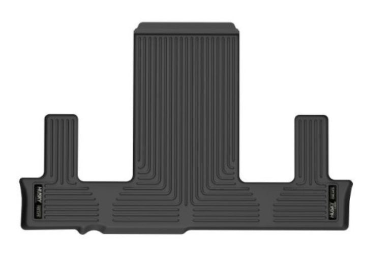 Husky Liners 21-23 Tahoe / Yukon w/ 2nd Row Bucket Seats Weatherbeater Series 3rd Seat Liner - Black - Bull Strap
