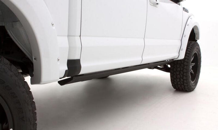 Husky Liners 21-25 Ford F-150 CC (Incl. 22-25 Lightning) Trail Armor Rocker Panel (4pc Set) - Blk - Bull Strap