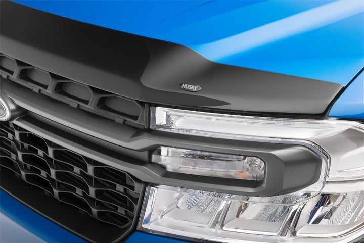 Husky Liners 22-24 Ford Maverick Aeroskin Hood Protector - Smoke - Bull Strap