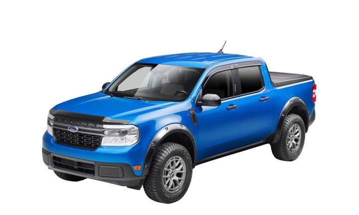 Husky Liners 22-24 Ford Maverick Aeroskin Hood Protector - Smoke - Bull Strap