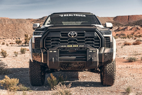 Husky Liners 22-24 Toyota Tundra CrewMax Ventvisor Low Profile (4pc) - Smoke - Bull Strap