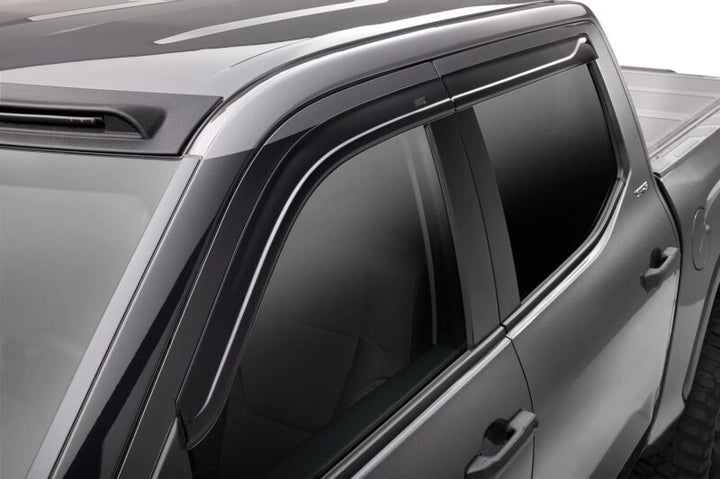 Husky Liners 22-24 Toyota Tundra CrewMax Ventvisor Low Profile (4pc) - Smoke - Bull Strap