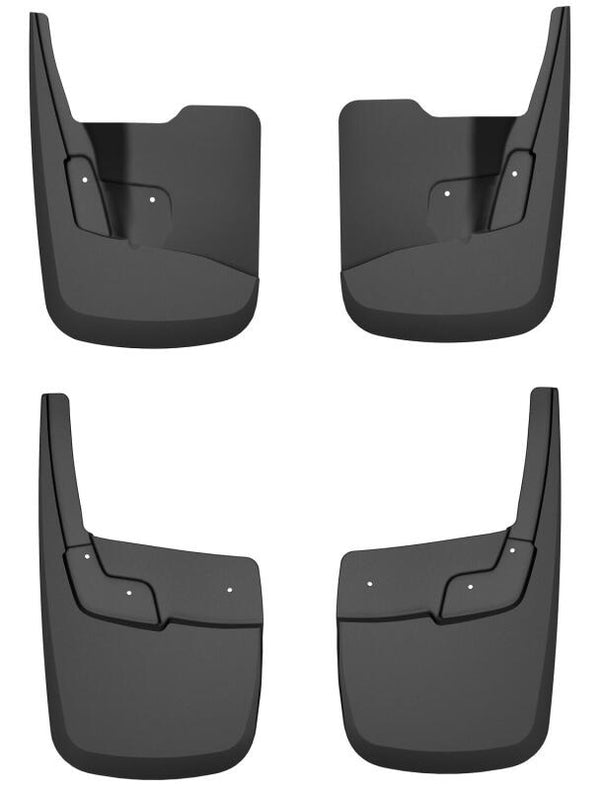 Husky Liners 23-24 Chevrolet Colorado Crew Cab w/o OEM Fender Flares Front & Rear Mud Guards - Bull Strap