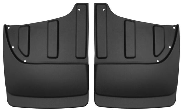 Husky Liners 92-00 Chevrolet Silverado/GMC Sierra Dually Custom-Molded Rear Mud Guards - Bull Strap