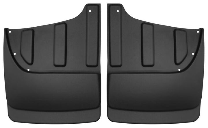 Husky Liners 92-00 Chevrolet Silverado/GMC Sierra Dually Custom-Molded Rear Mud Guards - Bull Strap