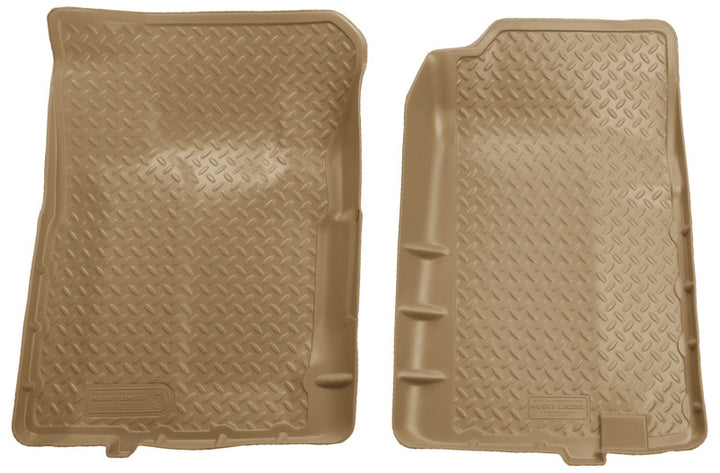 Husky Liners 92-94 Chevy Blazer/GMC Yukon Full Size (2DR) Classic Style Tan Floor Liners - Bull Strap