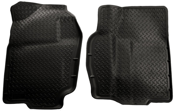Husky Liners 94-02 Dodge Ram Full Size Classic Style Black Floor Liners - Bull Strap