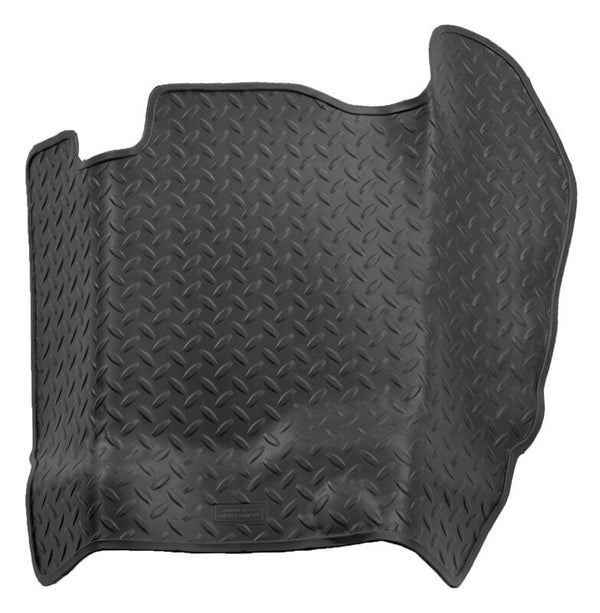 Husky Liners 97-04 Ford Full Size Truck Classic Style Center Hump Black Floor Liner (4WD AutoSelect) - Bull Strap