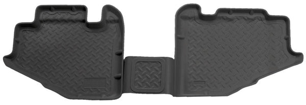 Husky Liners 97-05 Jeep Wrangler Classic Style 2nd Row Black Floor Liners - Bull Strap