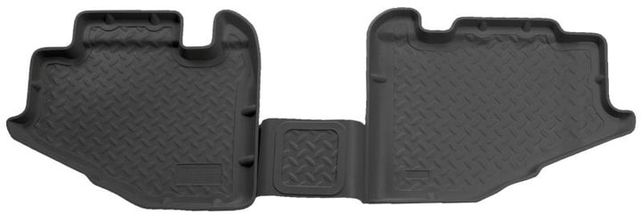 Husky Liners 97-05 Jeep Wrangler Classic Style 2nd Row Black Floor Liners - Bull Strap