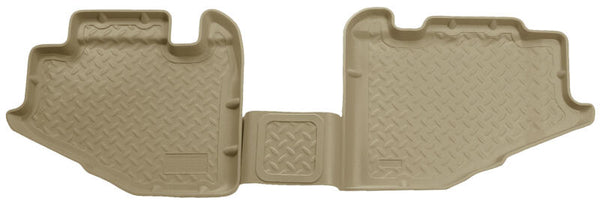 Husky Liners 97-05 Jeep Wrangler Classic Style 2nd Row Tan Floor Liners - Bull Strap