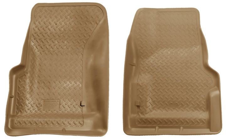 Husky Liners 97-06 Jeep Wrangler Classic Style Tan Floor Liners - Bull Strap