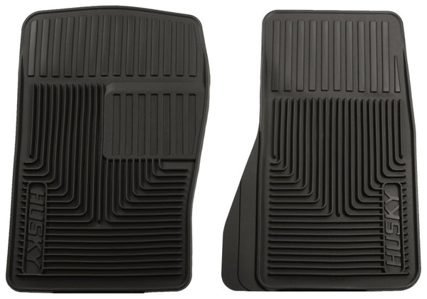 Husky Liners 98-03 Dodge Durango/01-04 Chevy S-10 Pickup Heavy Duty Black Front Floor Mats - Bull Strap