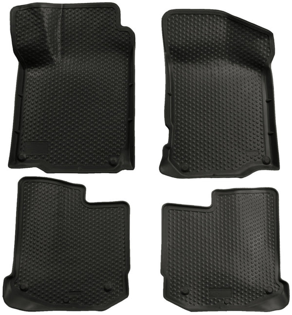 Husky Liners 98-09 Volkswagen Beetle/00-05 Jetta/Golf Classic Front & 2nd Seat Black Floor Liners - Bull Strap