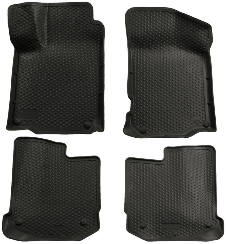 Husky Liners 98-09 Volkswagen Beetle/00-05 Jetta/Golf Classic Front & 2nd Seat Black Floor Liners - Bull Strap