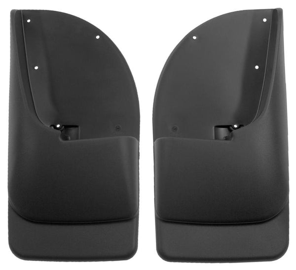 Husky Liners 99-09 Ford F-250/F-350 SuperDuty Custom-Molded Rear Mud Guards (w/o Flares) - Bull Strap