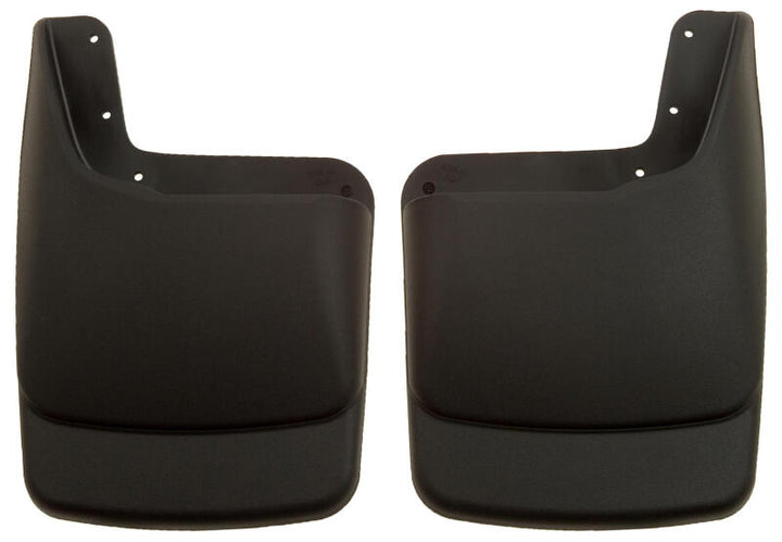Husky Liners 99-09 Ford SuperDuty Regular/Super/Crew Cab Custom-Molded Rear Mud Guards (w/Flares) - Bull Strap