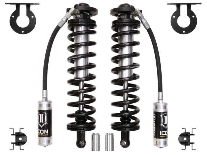 ICON 2005+ Ford F-250/F-350 Super Duty 4WD 4in 2.5 Series Shocks VS RR Bolt-In Conversion Kit - Bull Strap