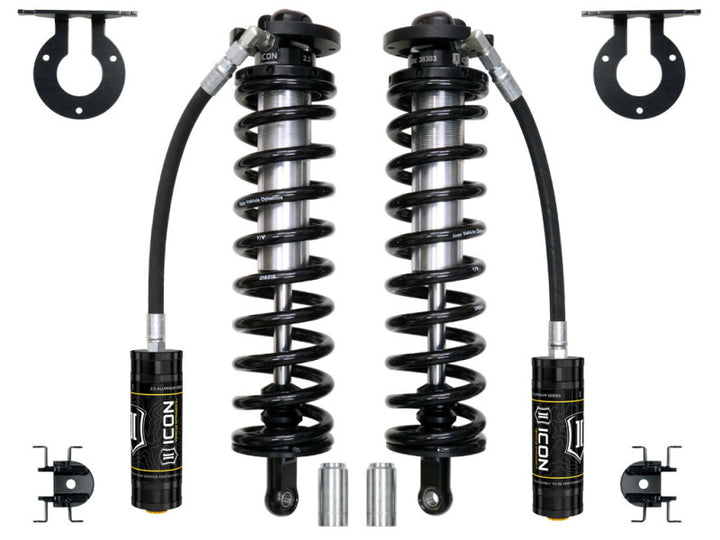 ICON 2005+ Ford F-250/F-350 Super Duty 4WD 4in 2.5 Series Shocks VS RR Bolt-In Conversion Kit - Bull Strap