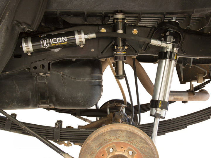 ICON 2005+ Toyota Tacoma RXT Rear 2.5 Omega Series Shocks RR - Pair - Bull Strap