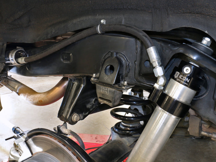 ICON 2007+ Toyota FJ / 2003+ Toyota 4Runner 1-3in Rear 2.5 Series Shocks VS RR CDCV - Pair - Bull Strap