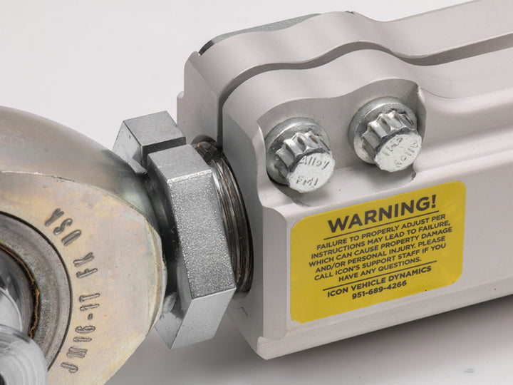 ICON 2007+ Toyota FJ / 2003+ Toyota 4Runner / 2008+ Toyota LC200 Billet Lower Trailing Arm Kit - Bull Strap