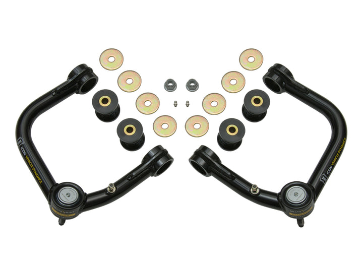 ICON 2007+ Toyota FJ / 2003+ Toyota 4Runner Tubular Upper Control Arm Delta Joint Kit - Bull Strap